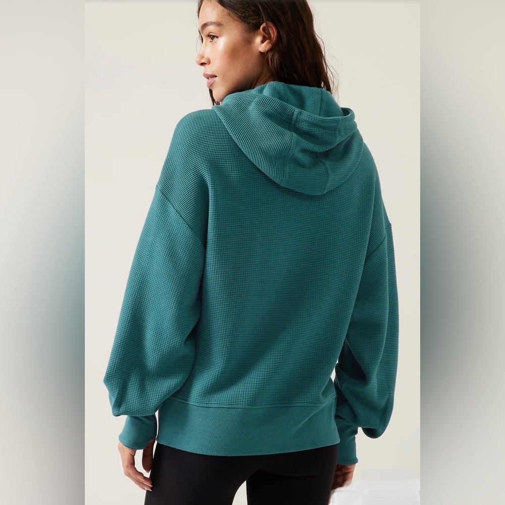 Athleta Balance Waffle Hoodie- Size Small - Picture 2 of 6